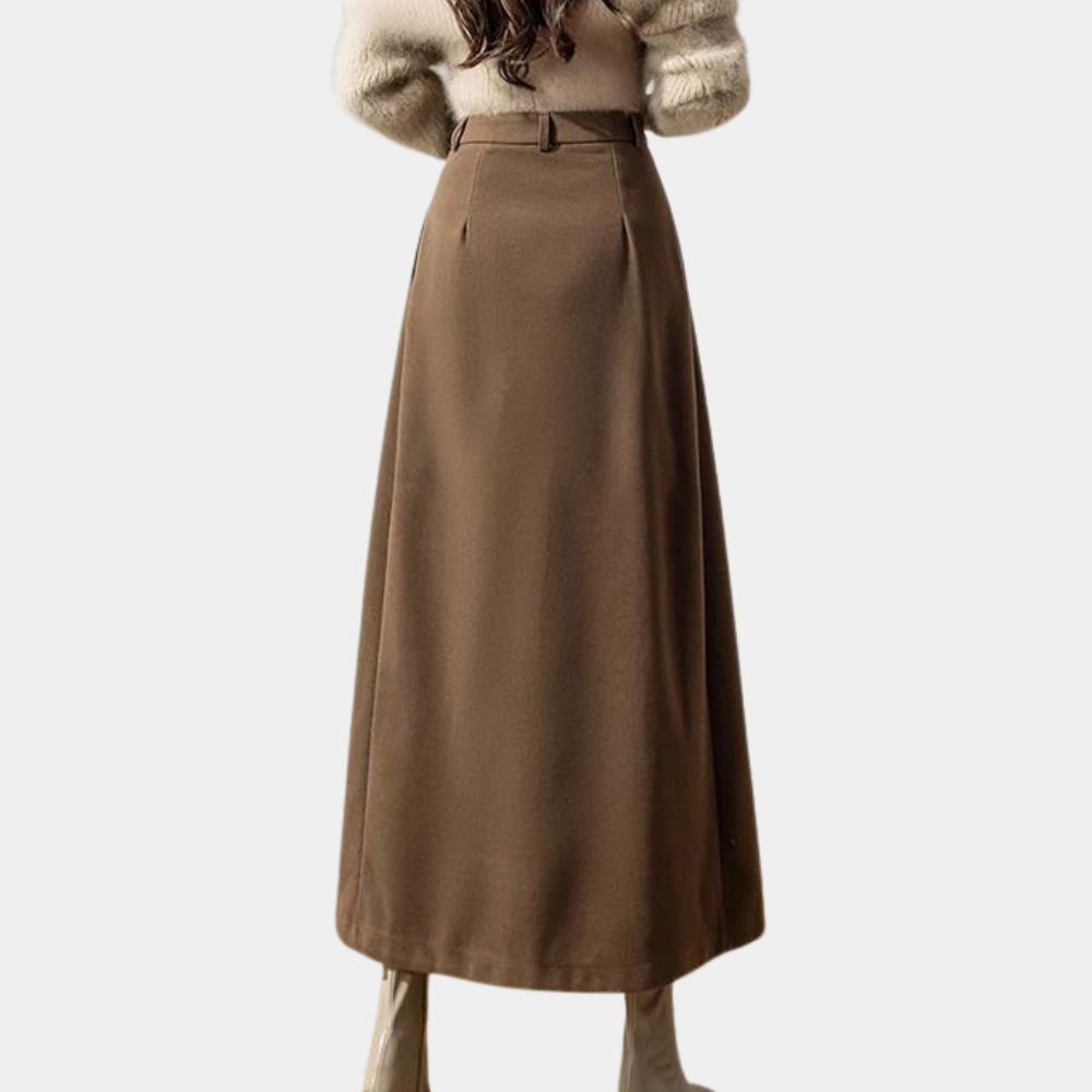 Elara | Długa Spódnica z Wysokim Stanem