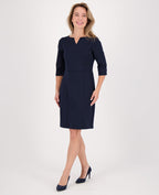 Sukienka Damska z Tkaniny Travel Premium | Idealne Dopasowanie | Wygodna i Trwała | Ponadczasowa Elegancja