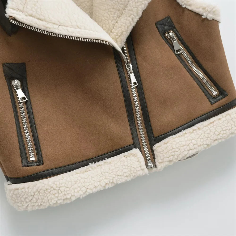 Kamizelka Damska Lena | Stylowy Bezrękawnik z Kołnierzem | Lekka i Komfortowa