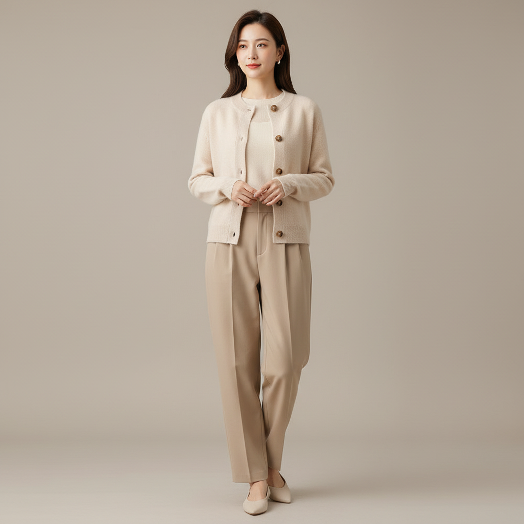 Avenja Beige Cardigan Studio