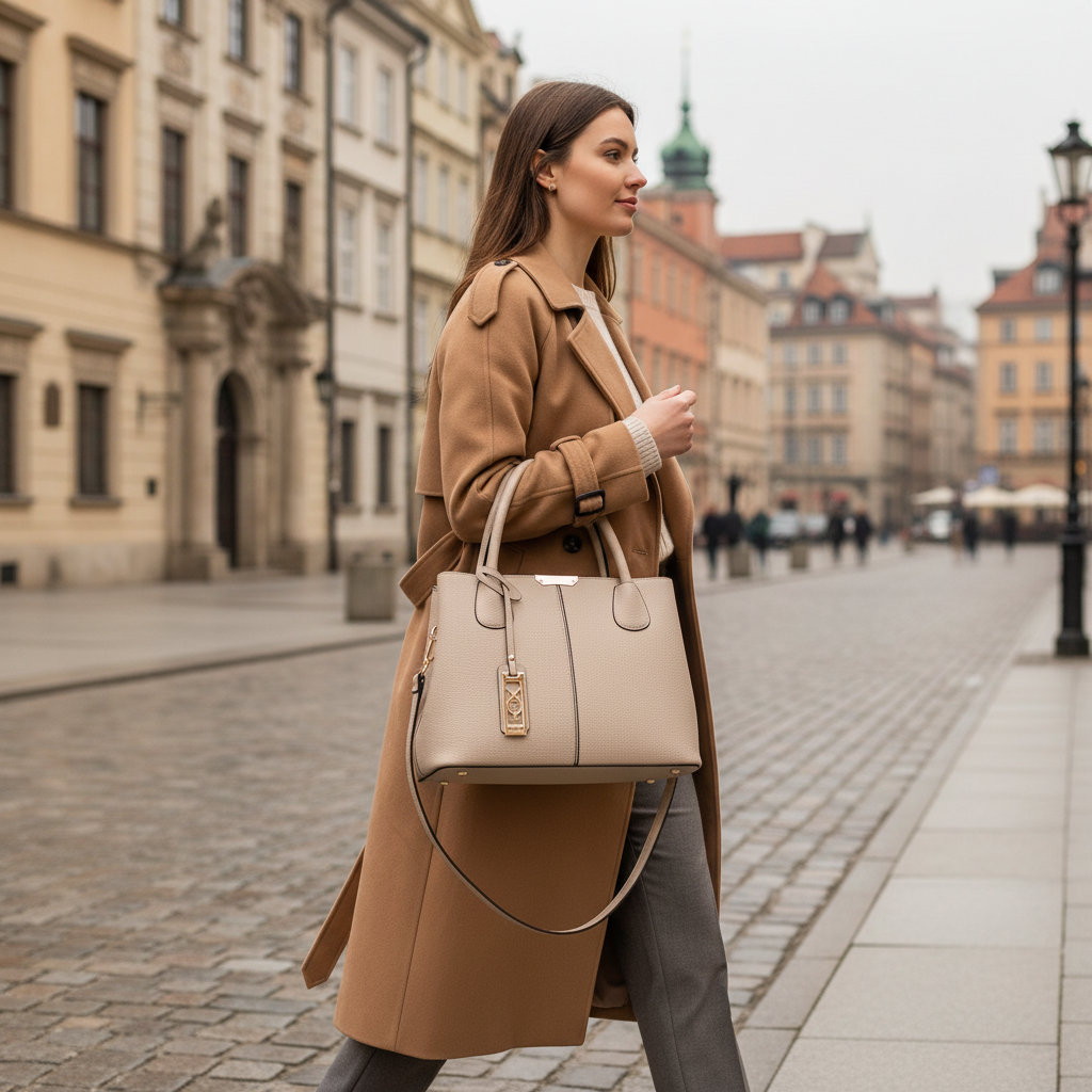 Avenja Beige Handbag Outdoor Lifestyle