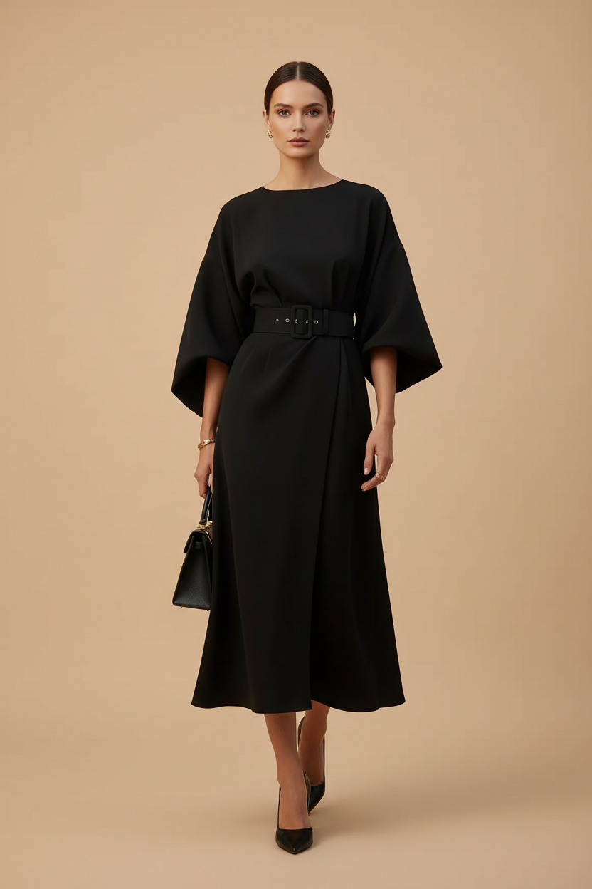 Avenja Black Dress