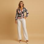 Avenja Geometric Pattern Blouse