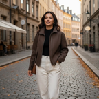 Damska Krótka Kurtka - Outdoor Lifestyle