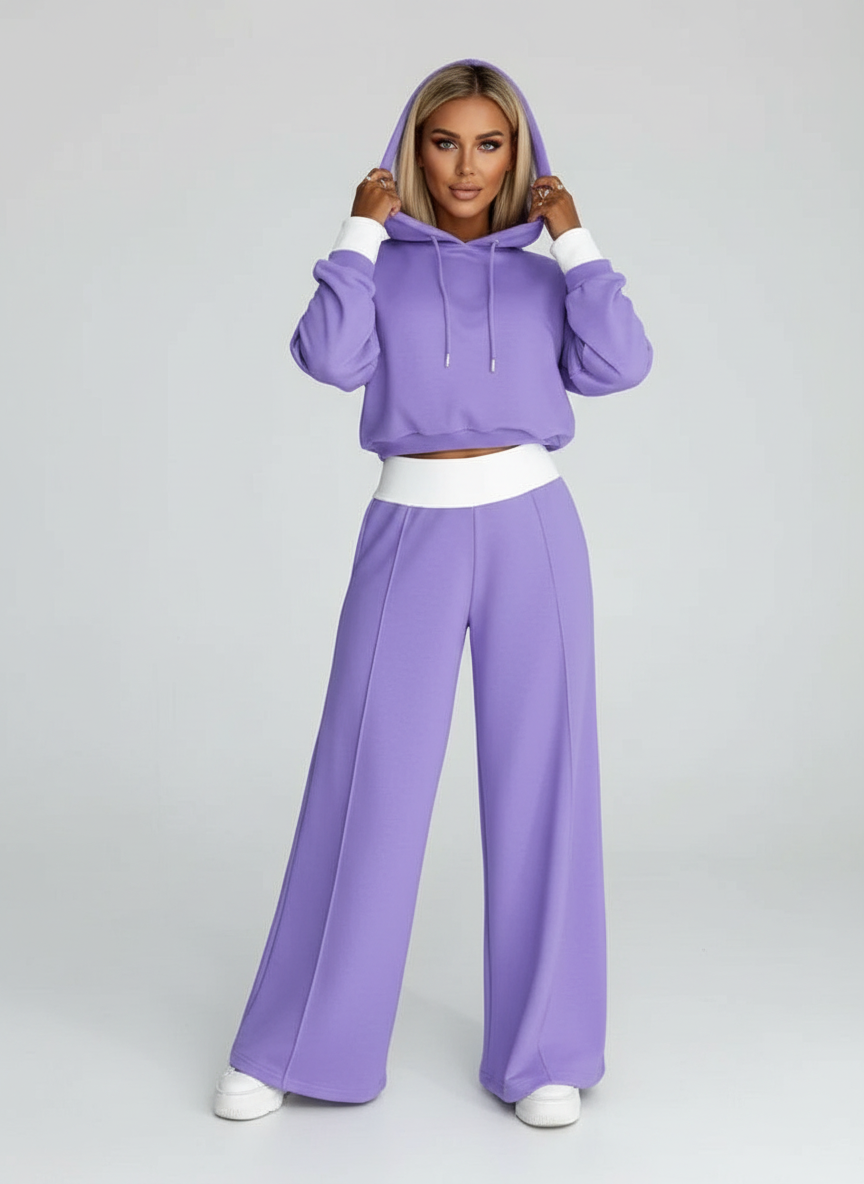 Damski Zestaw Dresowy - Paars