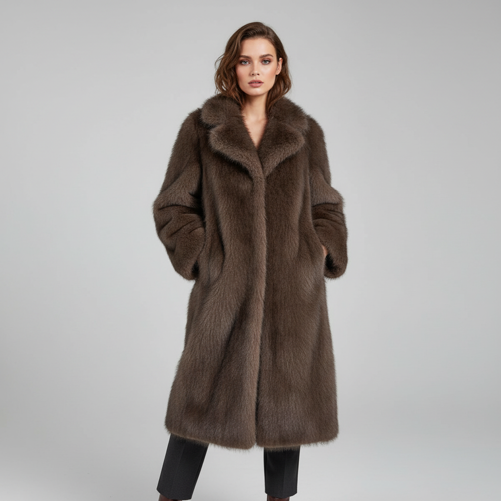 Kurtka z Imitacji Futra - Bruin