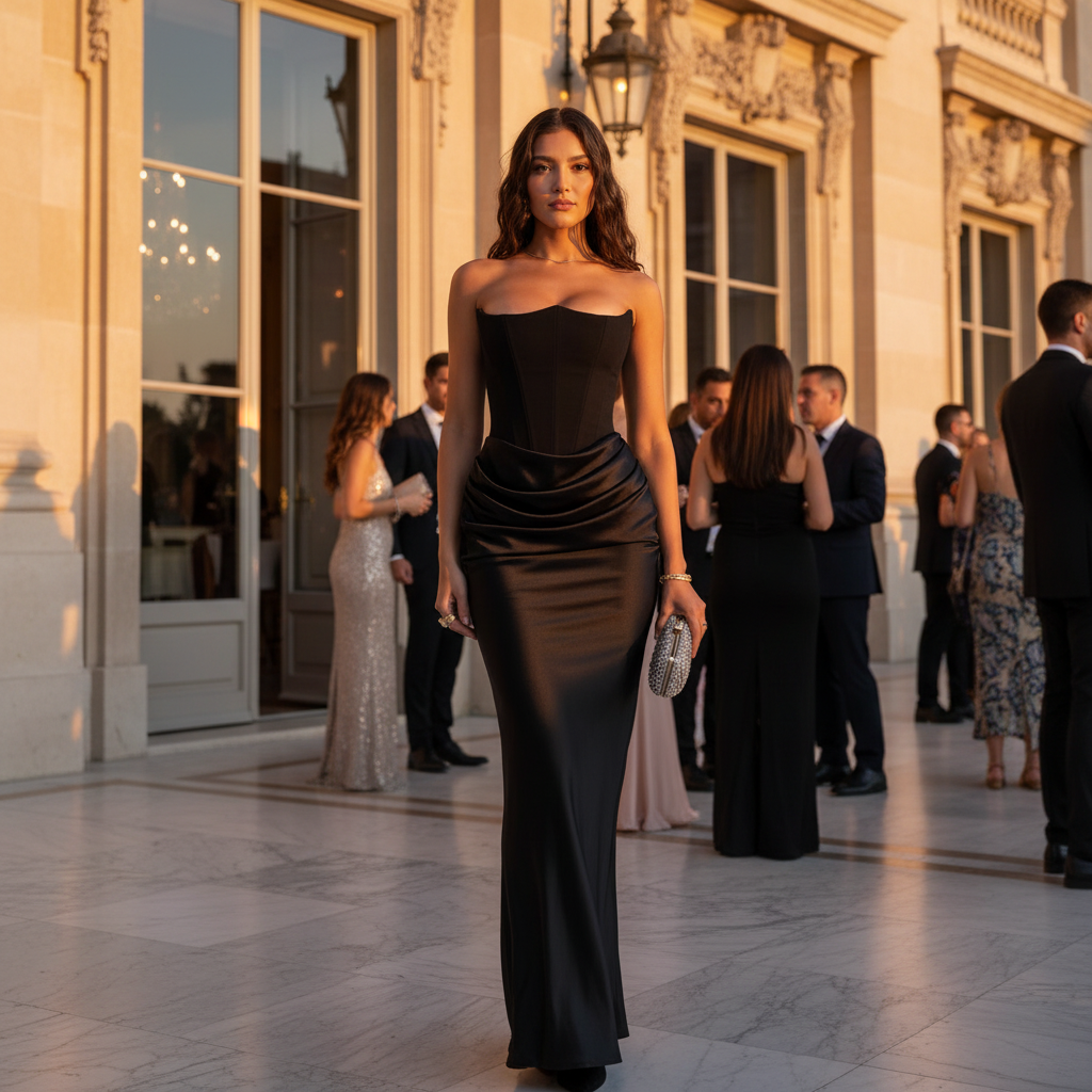 Lifestyle foto avondjurk