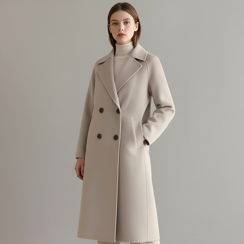 Płaszcz Wełniany Laura - Beige