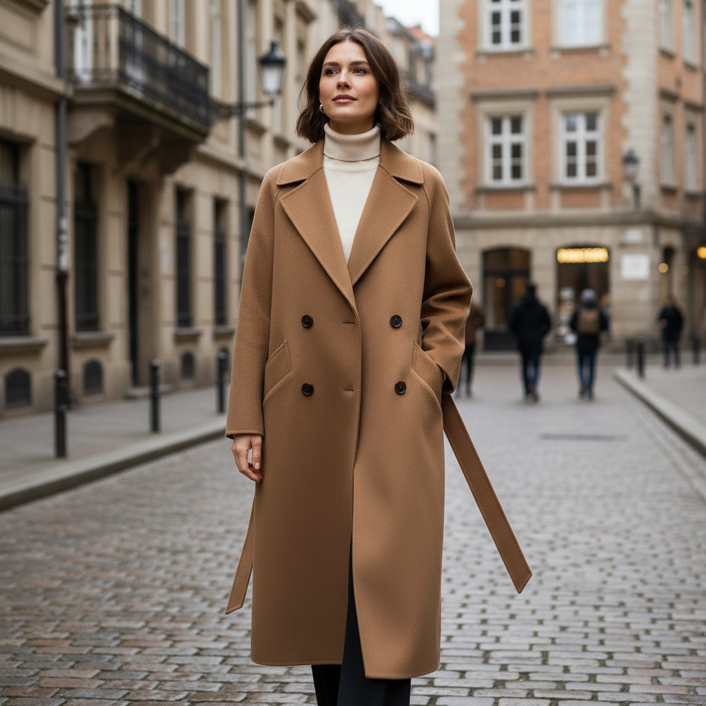 Płaszcz Wełniany Laura - Outdoor Lifestyle